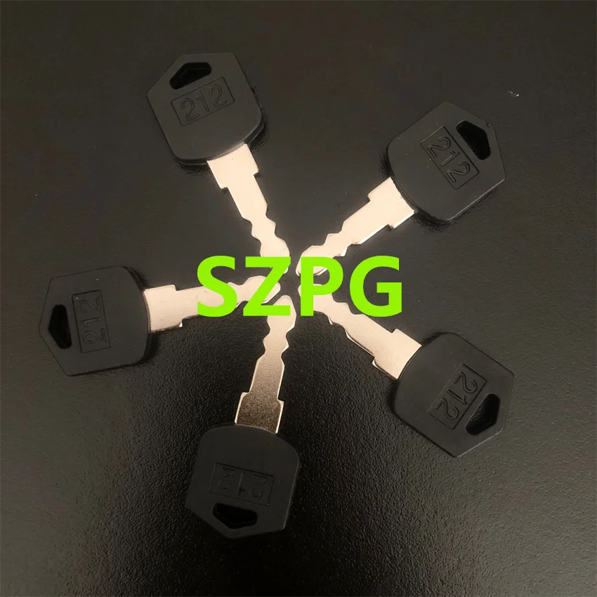 5/10/20PCS D554212 Ignition Key Fit for Various Doosan Daewoo Forklift 212 Key
