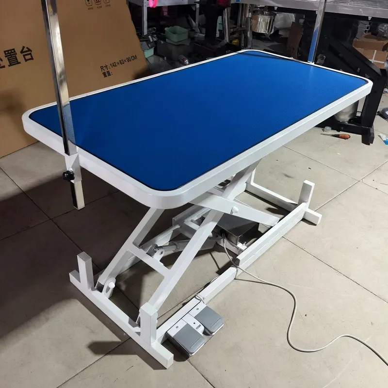 Pet Grooming Table Non Slip Hydraulic Lifting Beauty Station for Cat and Dog Shearing Care Adjustable Height Professional
