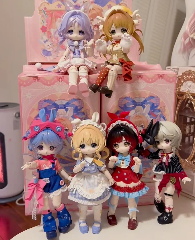 

Bunny Bonnie Dream Box Series Bjd Articulated Doll Changeable Outfit Blind Box Trendy Collectible Gift For Anime Lovers