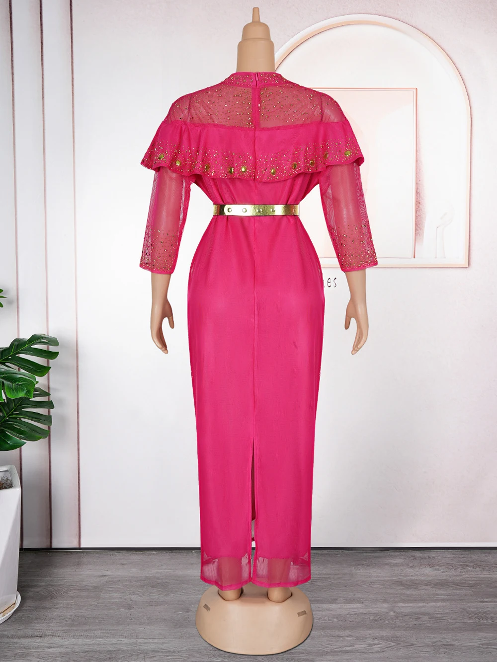 Vestidos de diamante de luxo para mulheres elegante festa de casamento vestido de noite africano dashiki outfits 2025 vestido de aniversário roupas femininas