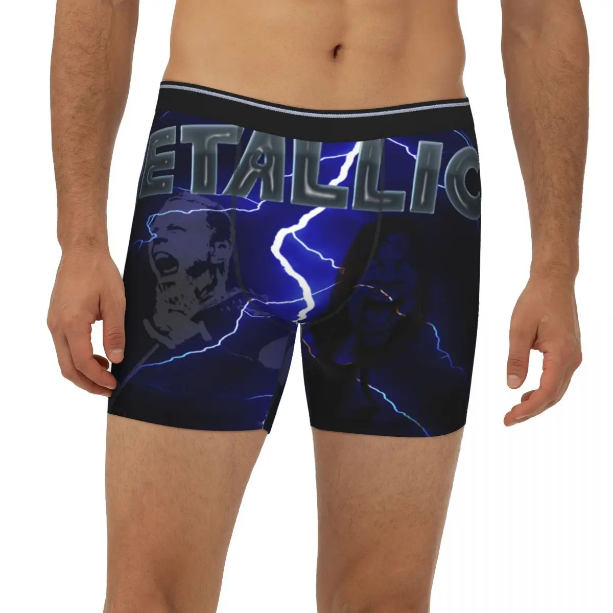 

Heavy Metal Underpants Breathbale Panties Male Underwear Boxer Briefs extended underwear