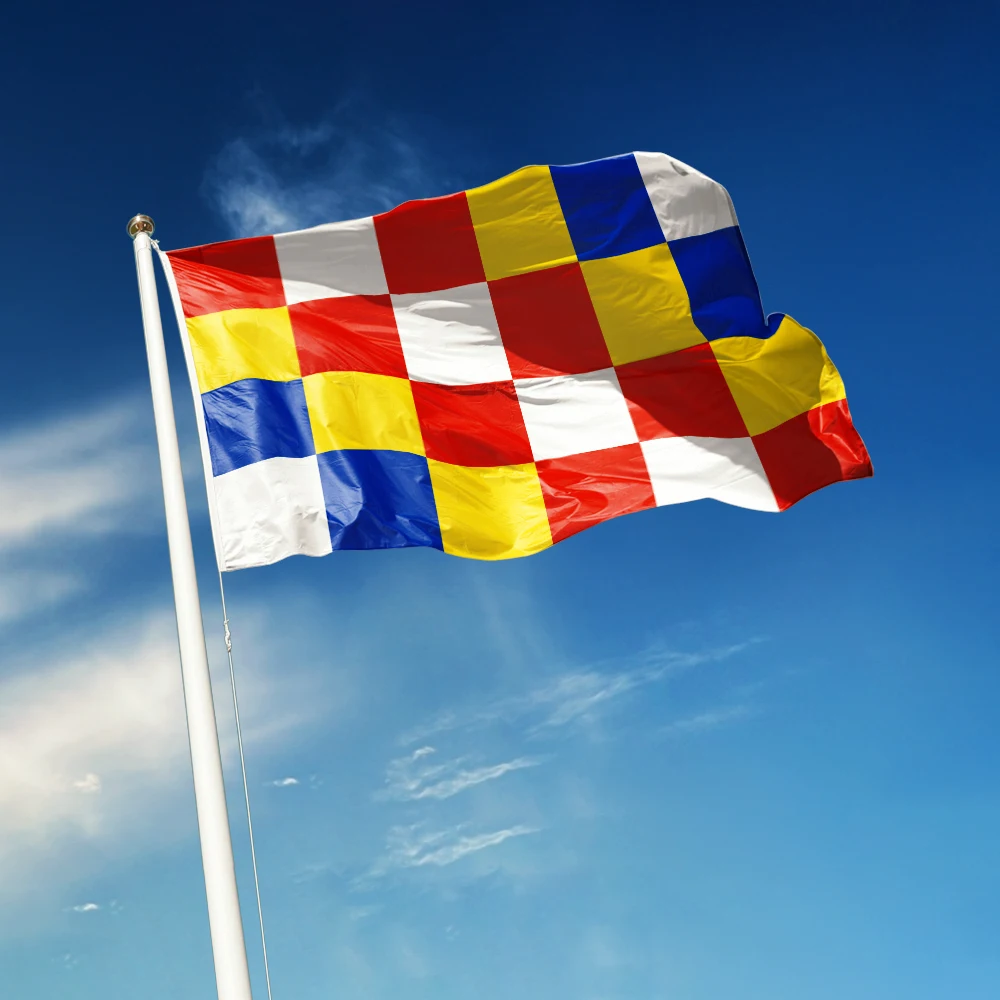 3x5 Ft Antwerp Province Flag Vivid Color a Province of Belgium Flags Polyester with Brass Grommets