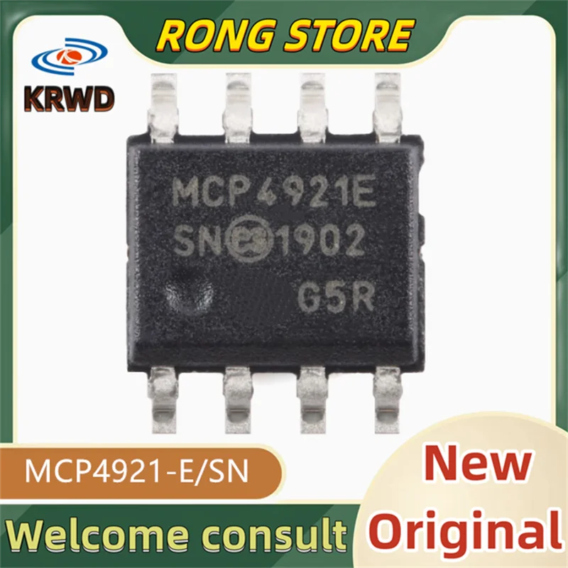

5 шт. MCP4921E, новые и оригинальные микросхемы SOIC8 MCP4921-E/SN MCP4921-E/S MCP4921-E MCP4921