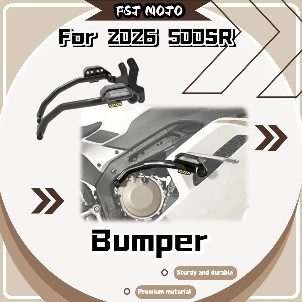 

For 500SR VOOM 2026 Crash Bar, Anti-Fall Slider Bumper Engine Guard Protector Moto Mod Accessories