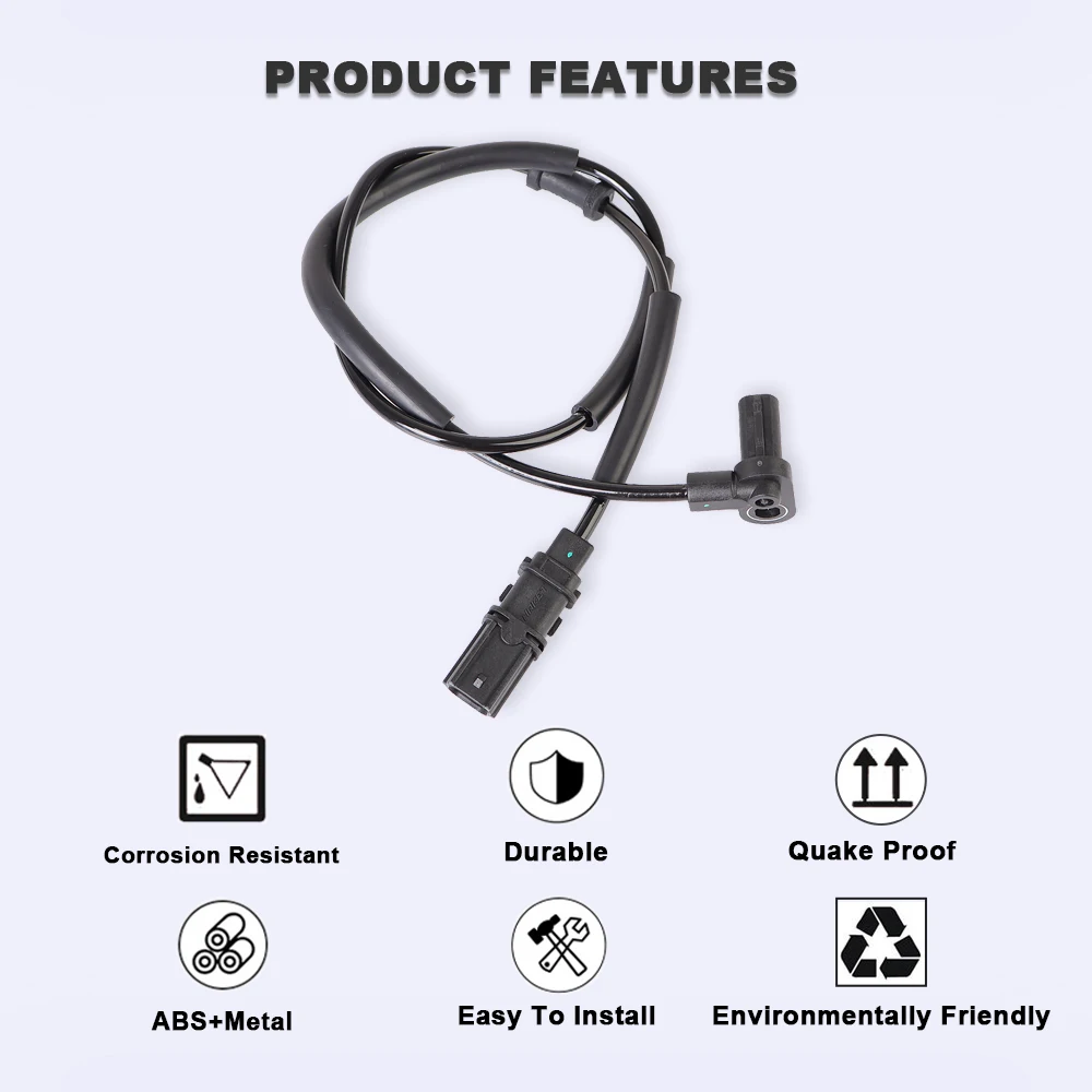Front ABS Wheel Speed Sensor Signal Wire For Kawasaki Z900 2017 2018 2019 2020 2021 Motorcycle Wheel Silicone Cord Accessories