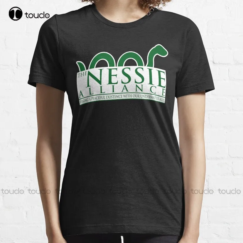 The Nessie Alliance loch ness monster T-Shirt white shirt Custom aldult Teen unisex digital printing xs-5xl All seasons cotton