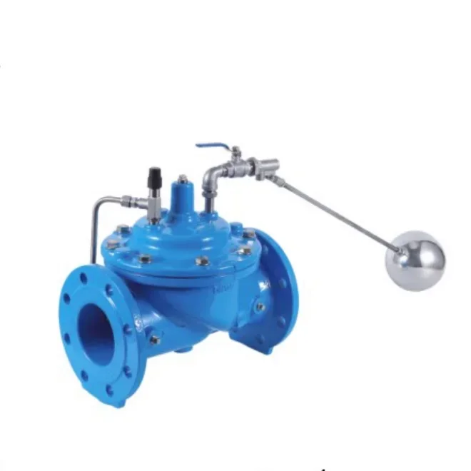 pilot operated piston type flanged pressure reducing valve for steam use