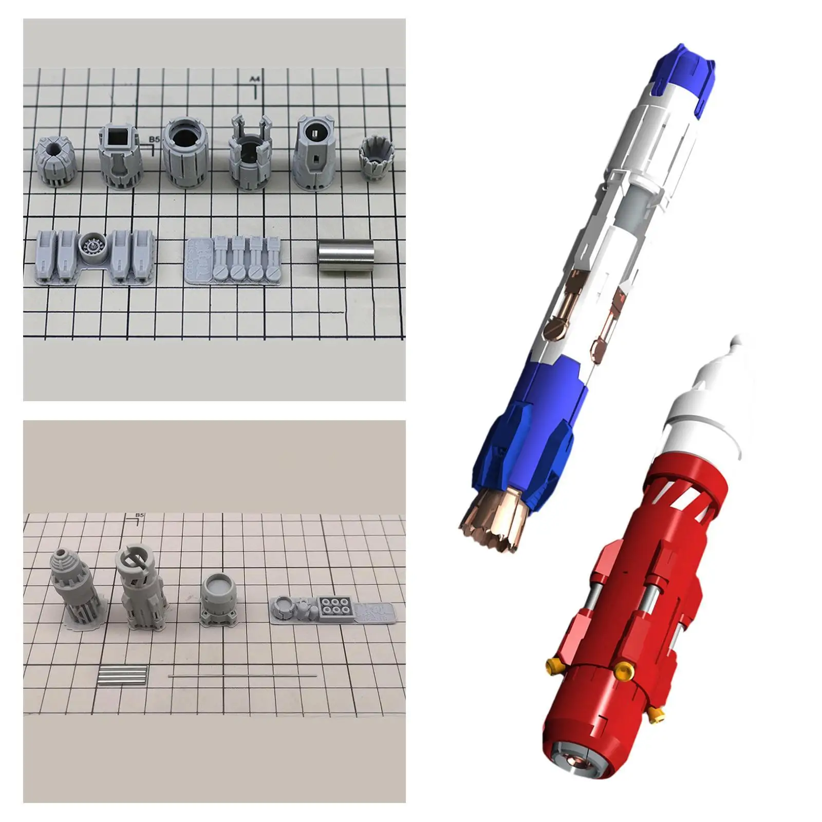 ก้านถังน้ํามันเชื้อเพลิงสําหรับ Mecha Model Kit อุปกรณ์เสริม DIY ชุดถังน้ํามันเชื้อเพลิงที่ทนทาน