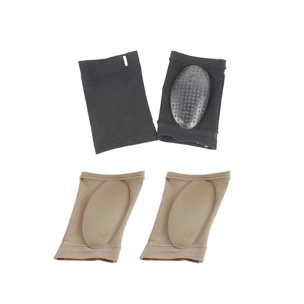 

2pcs 2 Pairs Foot Arch Socks Breathable Shock Absorption Pain Relief Non Slip Silicone Low Cut Shoe Shape Design