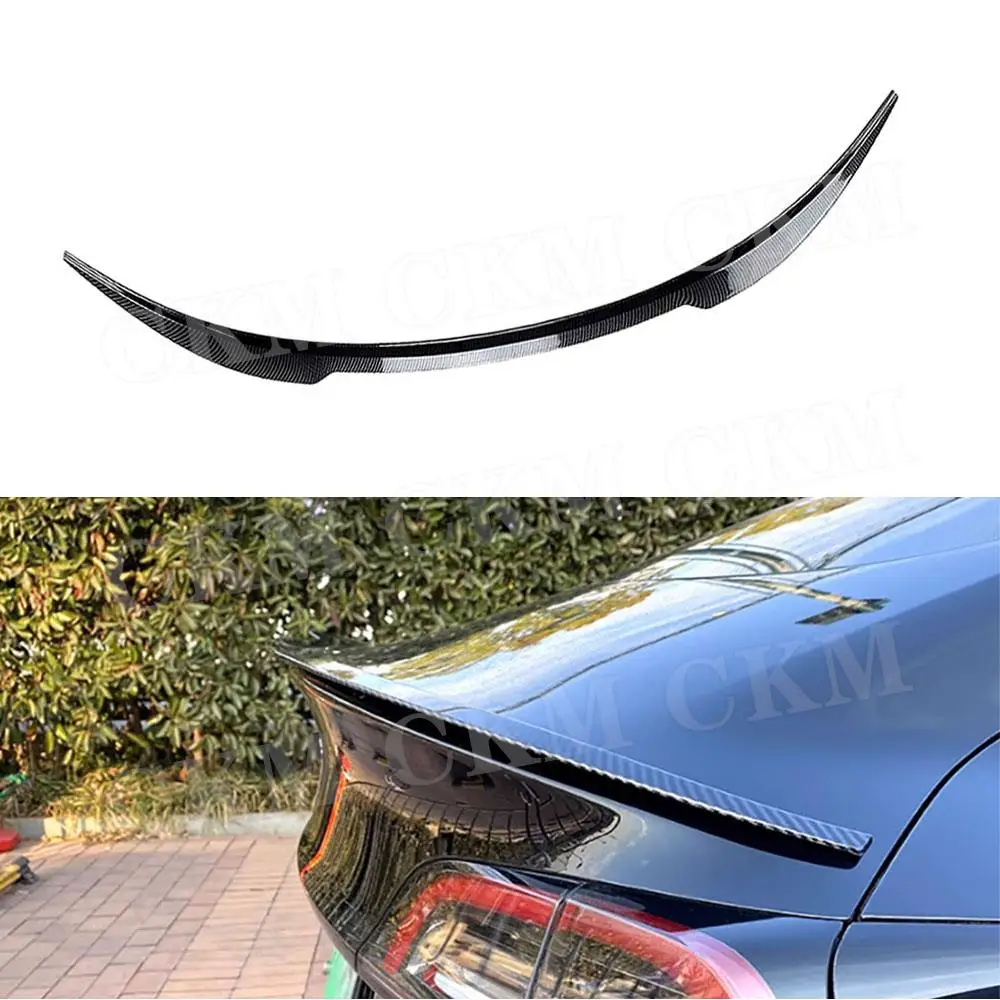 

Задний багажник автомобиля, спойлер с уткой, крыло, комплект для губ, аксессуары для Tesla Model 3 Max, украшение для заднего багажника, стиль губ