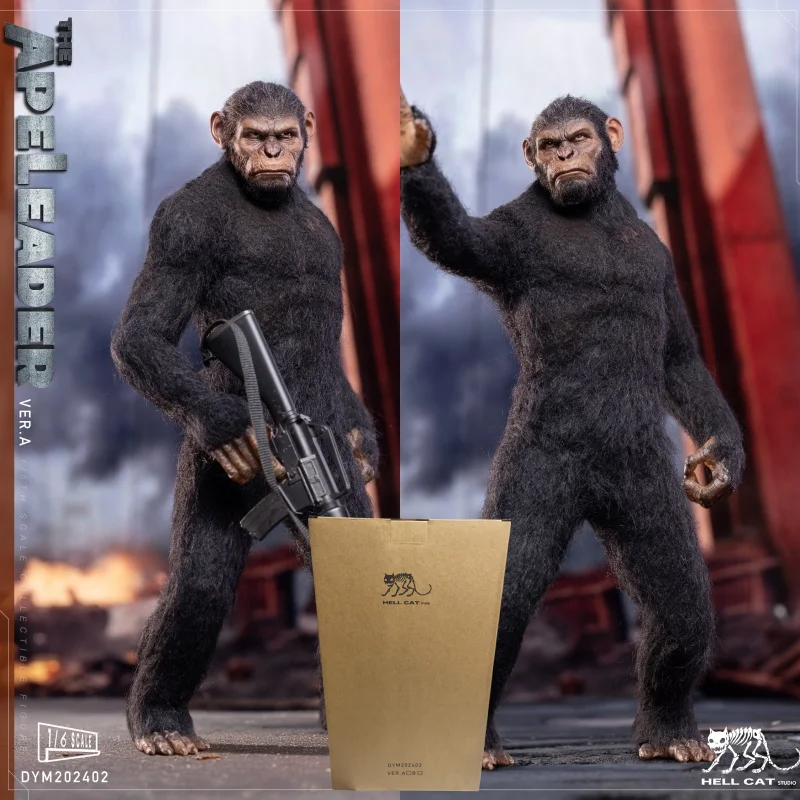 DYM202402A/B/C Caesar Rise of the Planet ApesThe 1/6 leader Hell Cat Ape Planet Model Action Figure Model Toy
