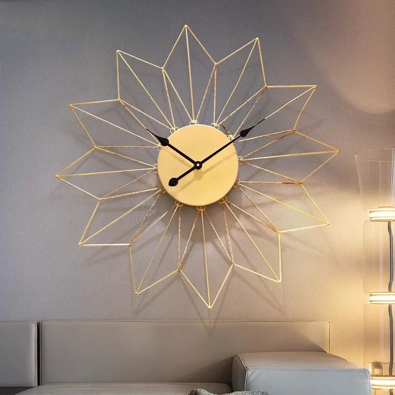 

Nordic Restaurant Wall Clocks Design Minimalist Fashion Aesthetic Luxury Wall Watch Art Mural Horloge Murale Home Decoration