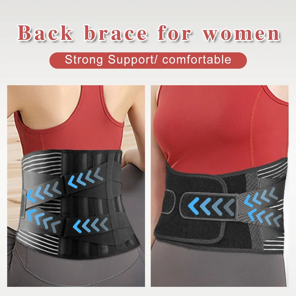 

Back Braces Waist Belt for Men Women Work Lower Back Pain Relief Breathable Anti-skid Spine Lumbar Support Belt back brace