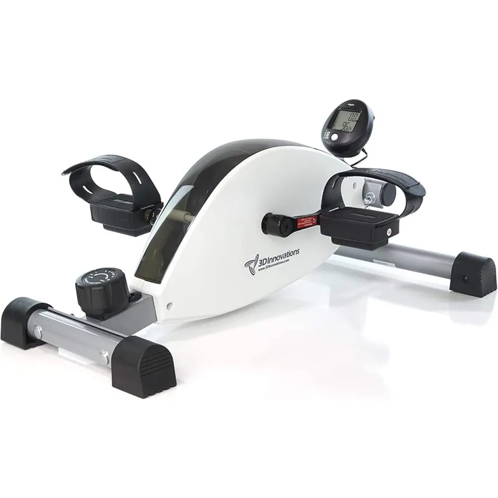 

Under Desk Bike Pedal Exerciser - Stationary Bikes for Home & Office - Standard and Adjustable Height Versions