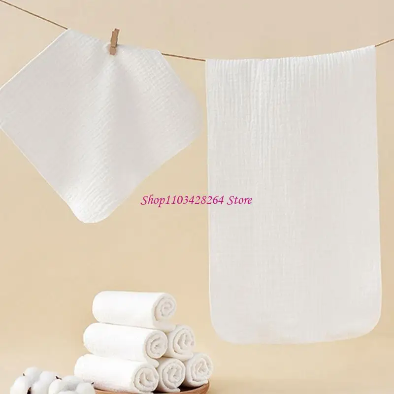 منشفة مربعة الشكل للأطفال ناعمة ومريحة من 4 طبقات من قماش التجشؤ منديل صغير للجنسين لحديثي الولادة مريلة للرضع #4