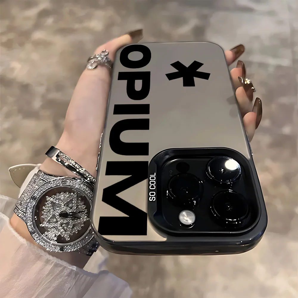 Rap Playboi Carti Phone Case O-Opium For iPhone 16e 16 15 14 13 12 11 mini Pro Max X XR XSMAX 8 7 Plus Anti Fall Matte Cover - náhled 6