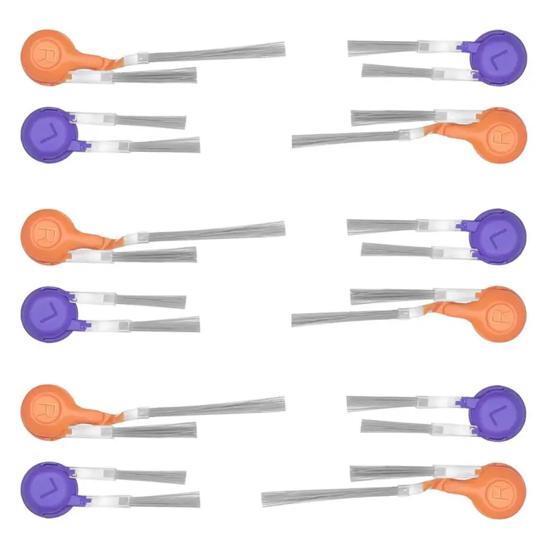 AT28-12 Pack Side Brushes Replacement For Narwal Flow Robot Vacuum Durable, Easy To Install, Deep Cleaning