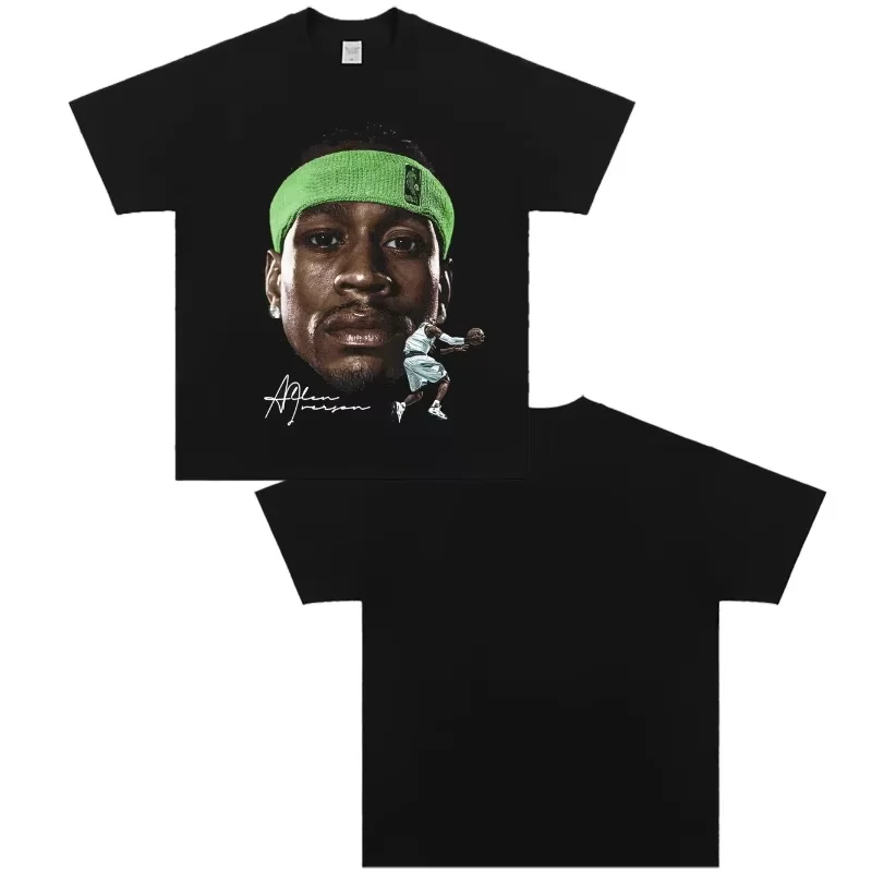 Camiseta Vintage de Verão 2026 Dennis Rodman para Mulheres, Camisetas de Algodão Harajuku, Camiseta Masculina Manga, Camisetas Y2K, Camisetas Gráficas