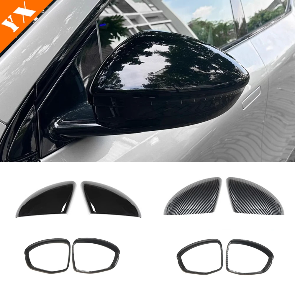 

Для xpeng g6 xiaopeng g6 2024 2025 аксессуары, рамка зеркала боковой двери автомобиля, крышка зеркала заднего вида, зеркало заднего вида Anit Hit Trim