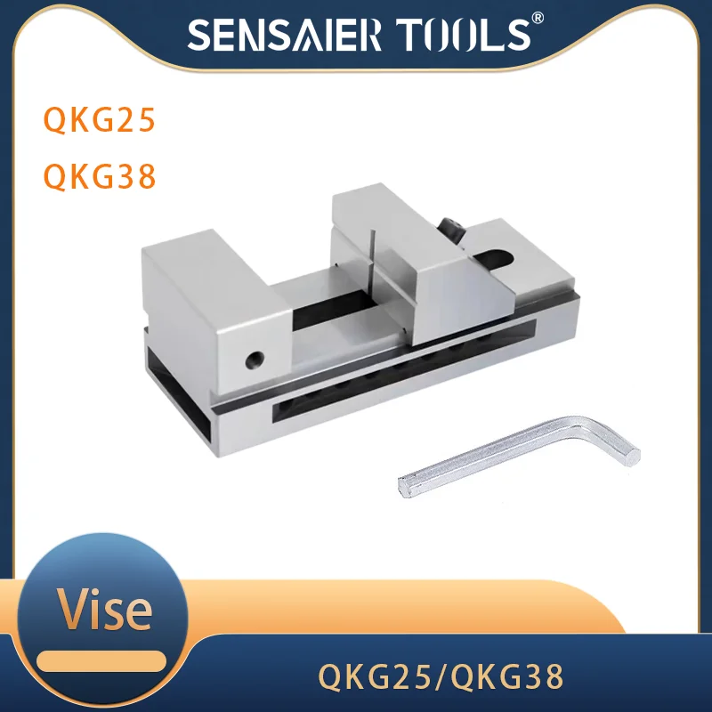 High Precision Tool Vise CNC Fast Surface Grinding Flat for EDM Machine QKG25 QKG36 QKG38