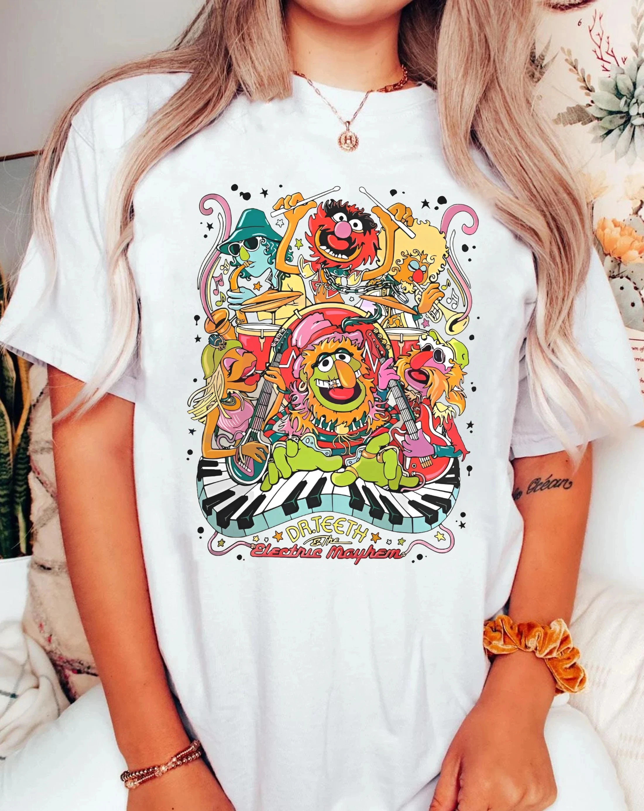 

Retro Disney Muppets Show T-shirt The Electric Mayhem T-shirt | Disney Family Matching Tee | Disneyland Trip Shirt