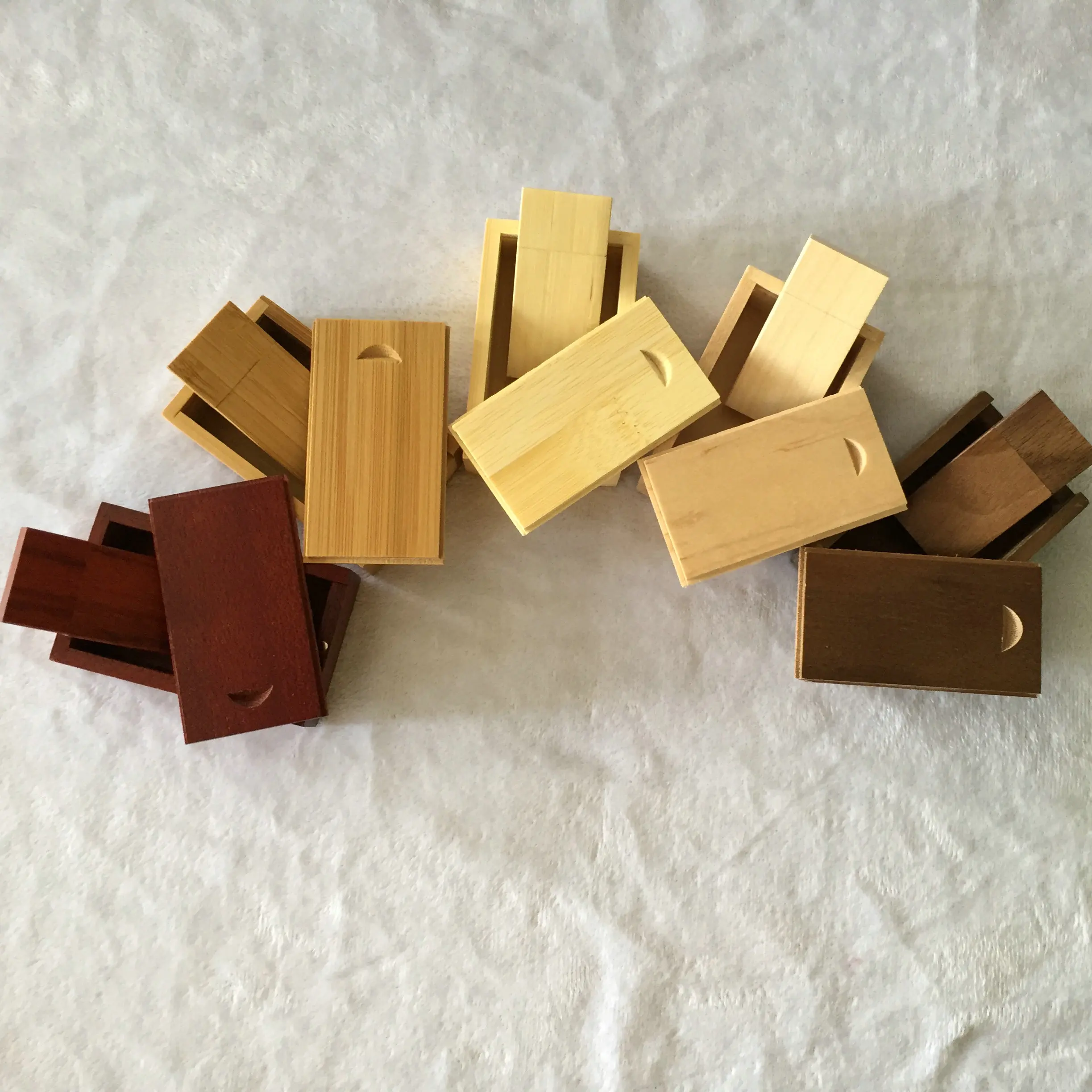 20 unids/lote unidad Flash USB 2,0 4GB unidad de bolígrafo caja de madera logotipo Personal gratuito memoria Stick 32GB 128GB regalo de boda U disco Pendrive