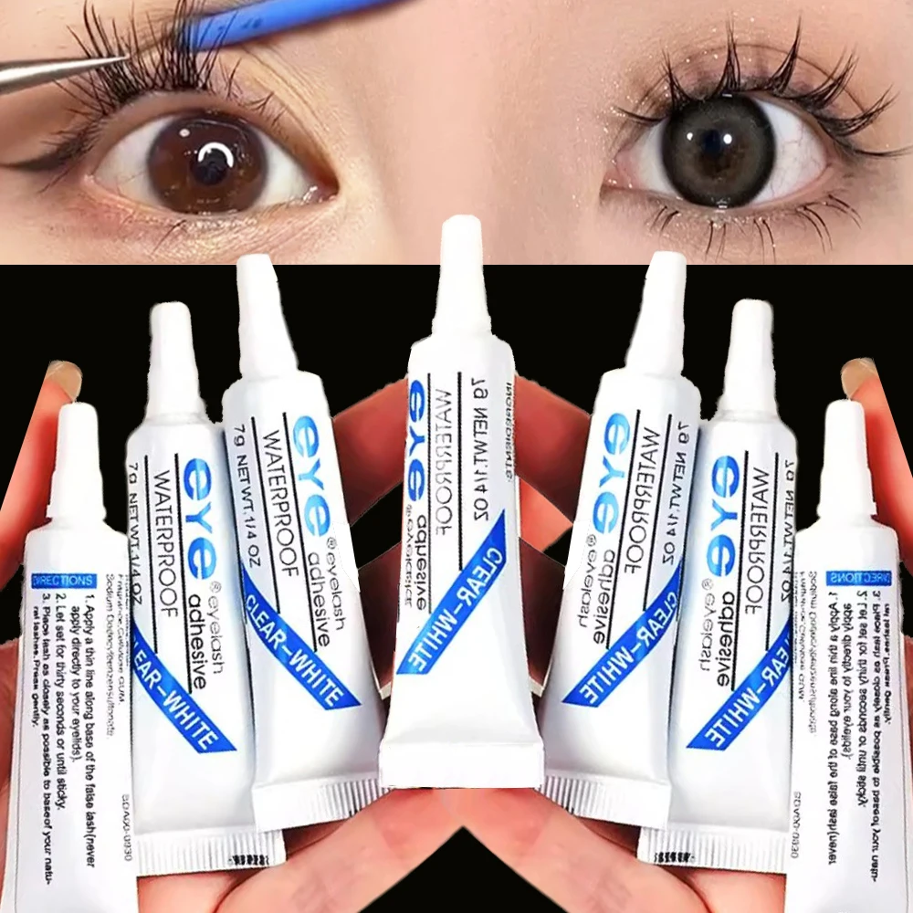 1-10PCS Waterproof Disposable False Eyelash Glue Accessories Eye Lash Glue New Strong Adhesive Professional Makeup Beauty Tools