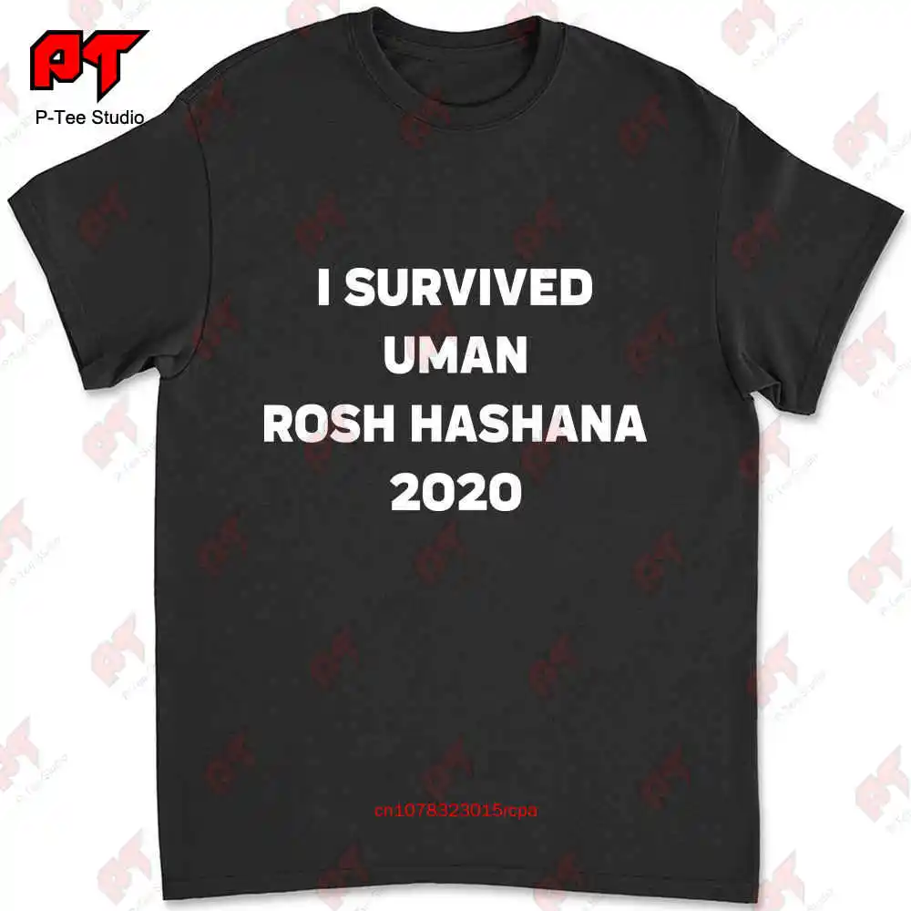 I Survived Uman Rosh Hashana 2020 Breslov Rabbi Nachman T-shirt Tee 2X5B