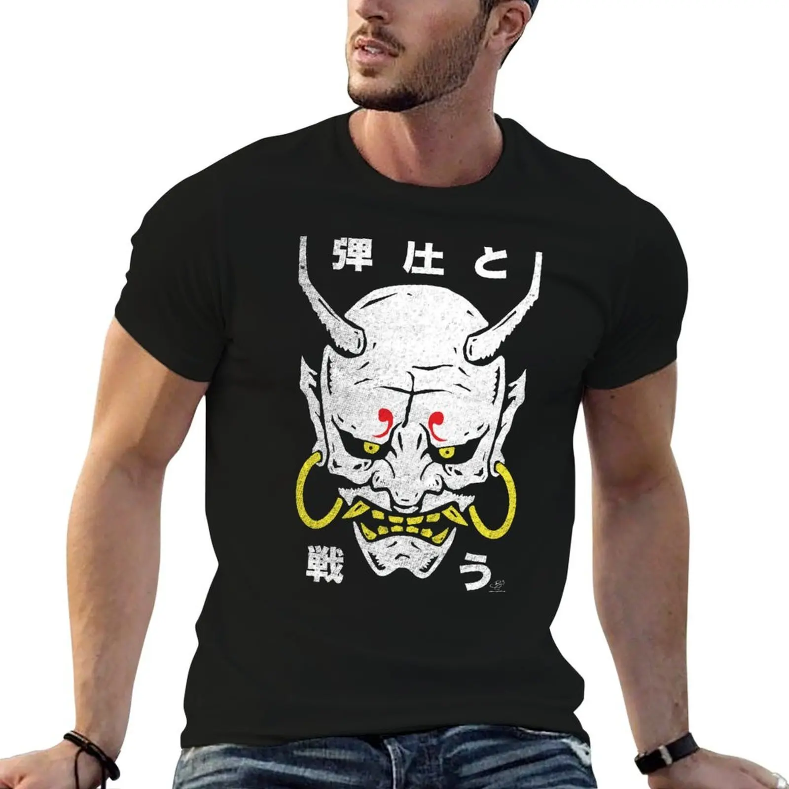 

Tekken inspired Yoshimitsu Design T-Shirt t shirt man cotton man t shirts for men casual T-Shirt