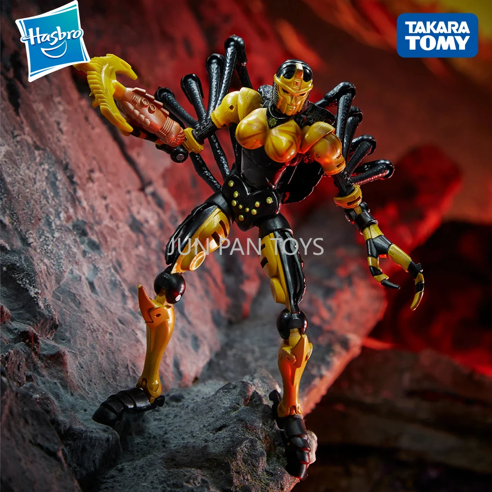 Takara Tomy Hasbro Transformers Generations Blackarachnia War for Cybertron Kingdom Deluxe Class Wfc-K5 figura de acción juguetes Dino