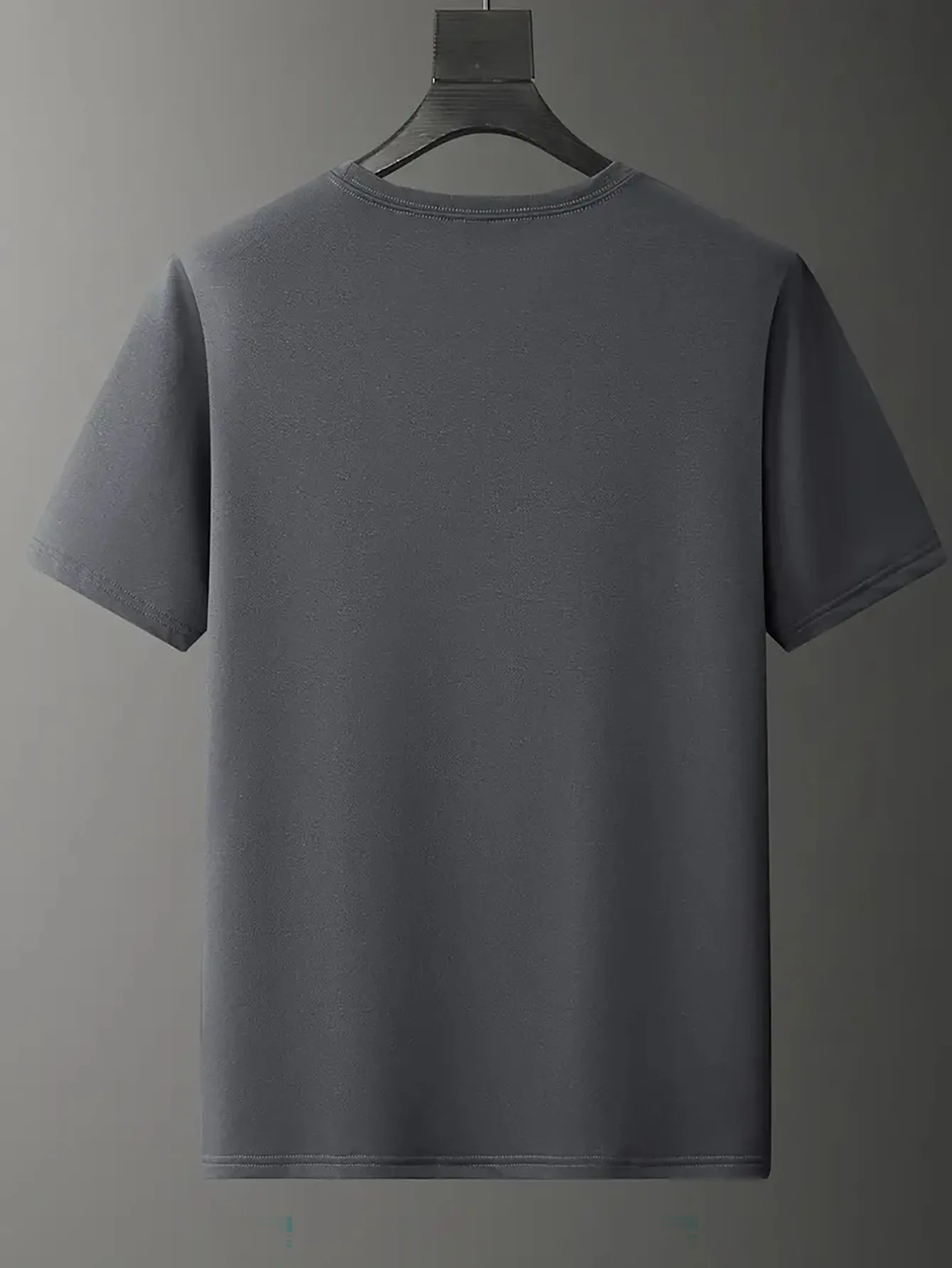 Men's Summer 100% Cotton Fashion Casual Everything happens for a reason Letter Printed Loose Round Neck Short Sleeve T-shirt Top