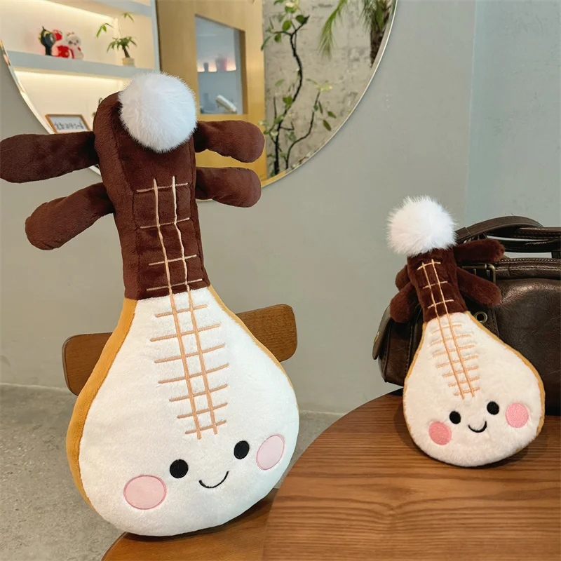Jouets en peluche de musique créative et mignonne, Saxophones doux, guitares, symboles Pipa, poupées en peluche, Instruments de musique, cadeaux pour enfants