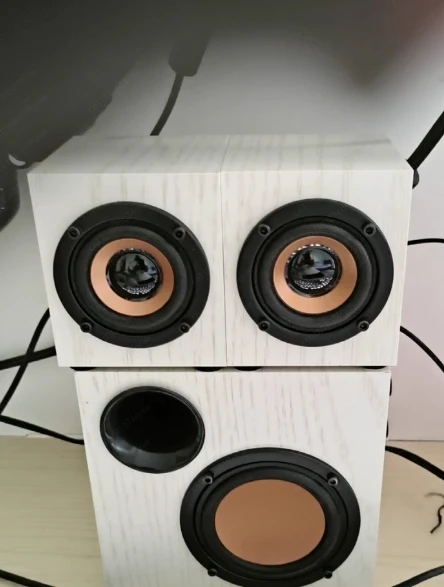 Wooden Computer Audio Subwoofer Home Notebook Overweight Bass Wired Desktop Audio Home Mobile Phone Audio