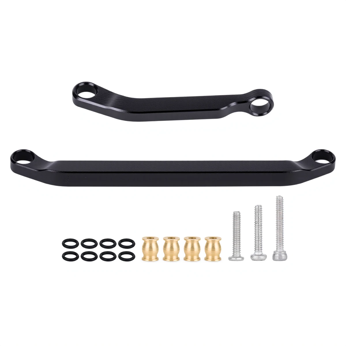 BOGIRC Waterproof Black Coating Aluminum Alloy Replacement Steering Links for 1/30 Axial SCX30 RC Car Upgrade Model Accessories