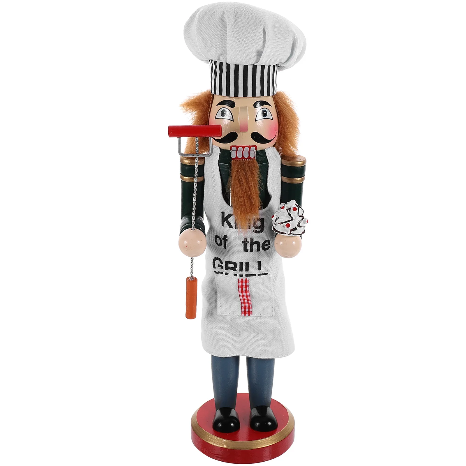 

Christmas Nutcracker Wooden Figure Chef Decor Nutcrackers Ornament Xmas Party Indoor Decoration Christmas Nutcracker