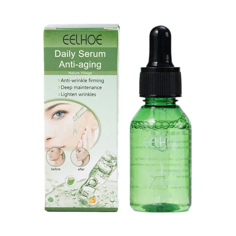 EELHOE Face Essence Liquid Deep Anti-wrinkle Essence For Women Face Moisturizer With Aloe Extract Vitamin C Cream