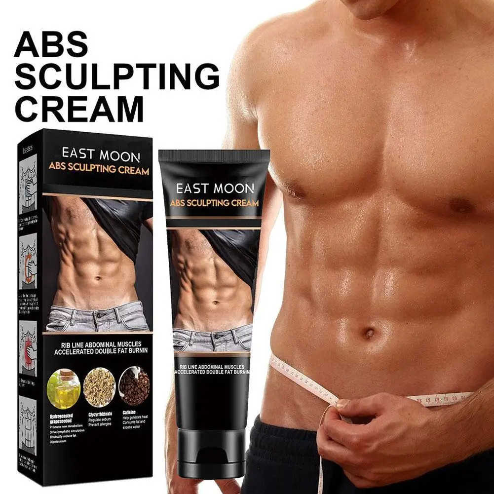 Eight Pack Abdominal Muscles Cream Waist Lines Body Sculpting Cream Fitness Belly Burning Muscle Fat Remove Weight Loss