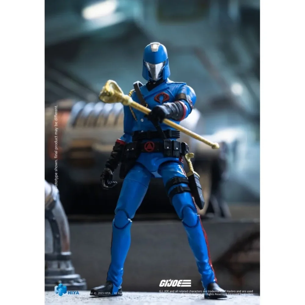 HIYA Special Forces Cobra Commander 10cm anime movable figure model, collection limited gift toys