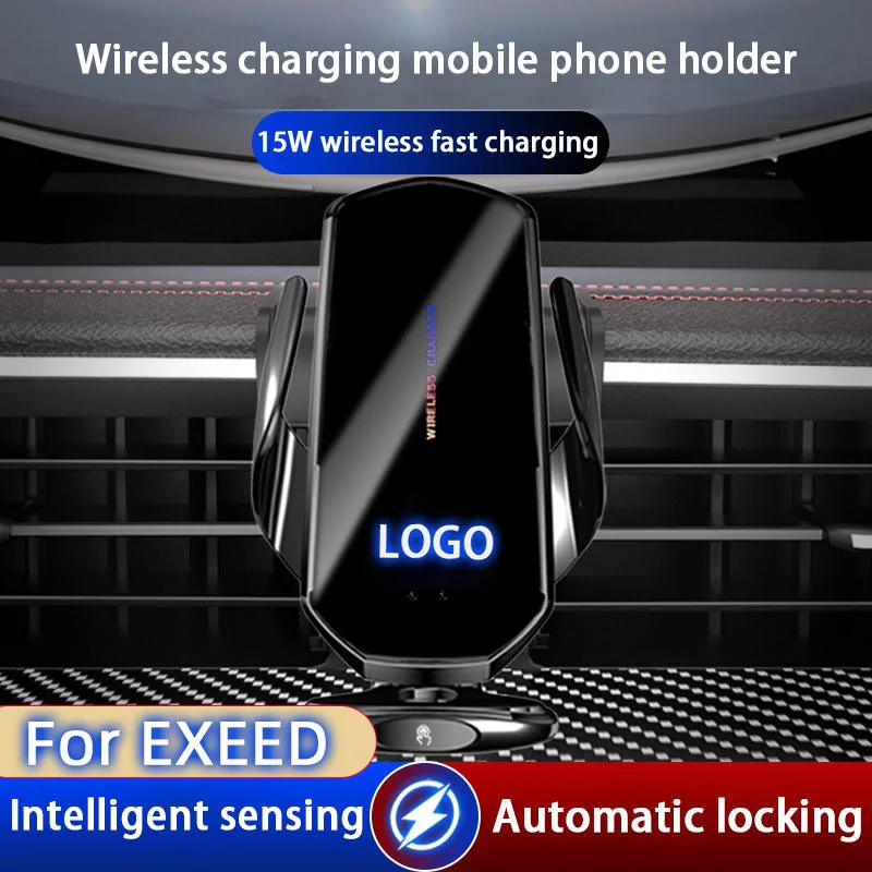 

Car Mobile Phone Fast Wireless Charging Touch Release Holder For EXEED TXL TX LX VX 2018 2019 2020 2021 Air Outlet Fixing Base