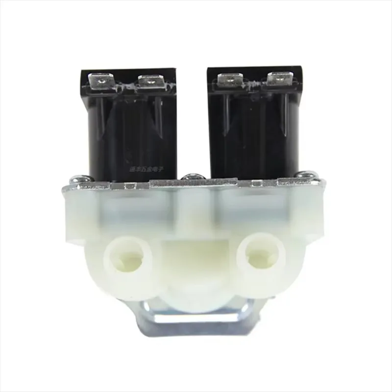 50/60Hz 32mA One In Two Out Normally Closed Water Inlet Solenoid Valve AC 220V  Flow Switch for Midea/Little Swan/Haier Washing
