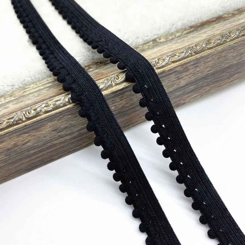 10mm Elastic Band Nylon  Ribbon Underwear straps Bra Strap Dress Sewing Lace Trim Garment Accessory Hair Bands DIY