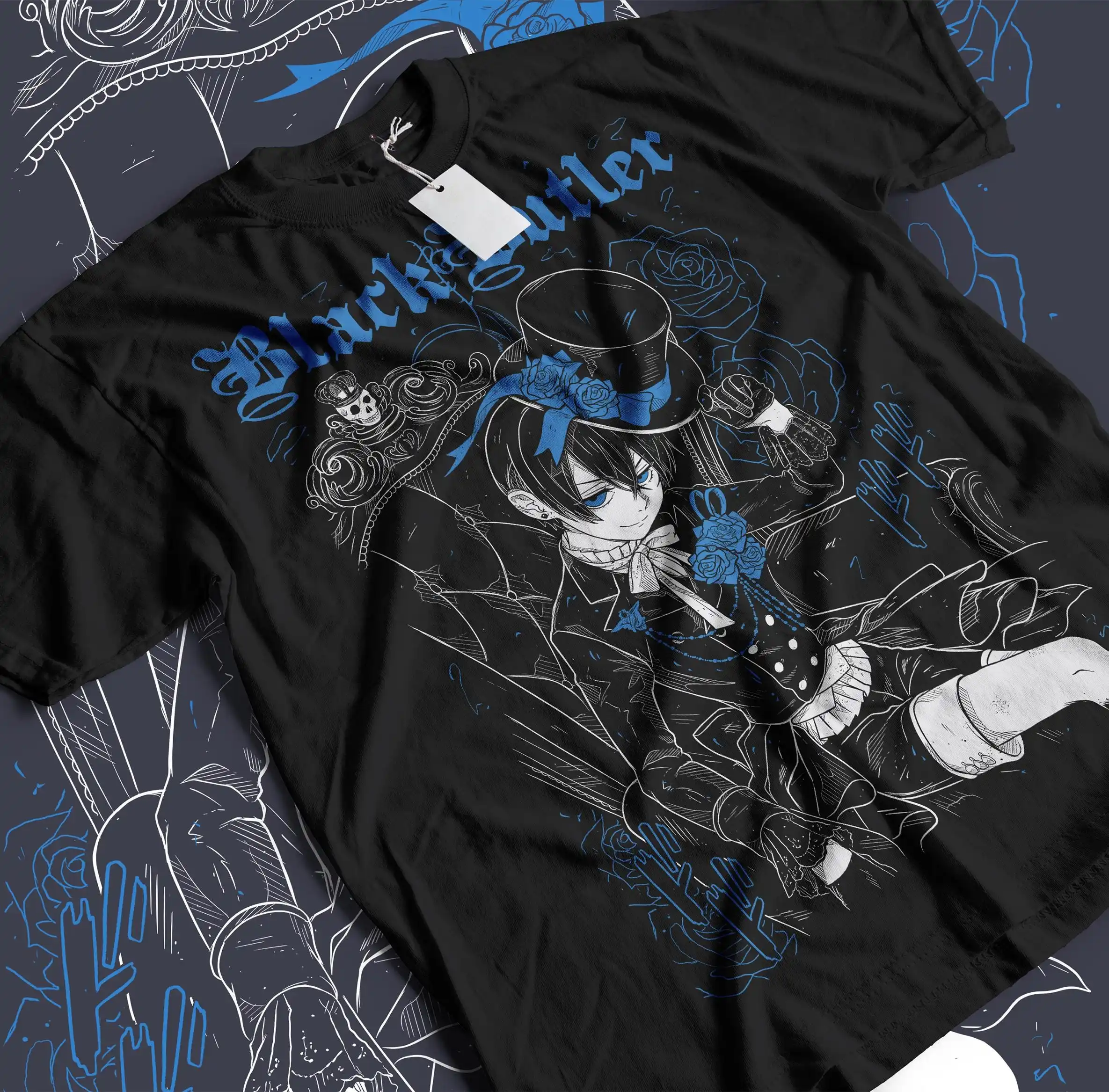 Black Butler Shirt, Sebastian T-Shirt, Kuroshitsuji, Toboso Yana Unisex T-Shirt