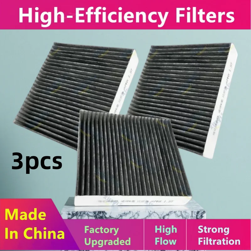 

3 Pcs/For Saic Maxus Interstellar R L H T90 Ev T70 T60 Cabin Air Filter/ Auto Parts Ds10011301