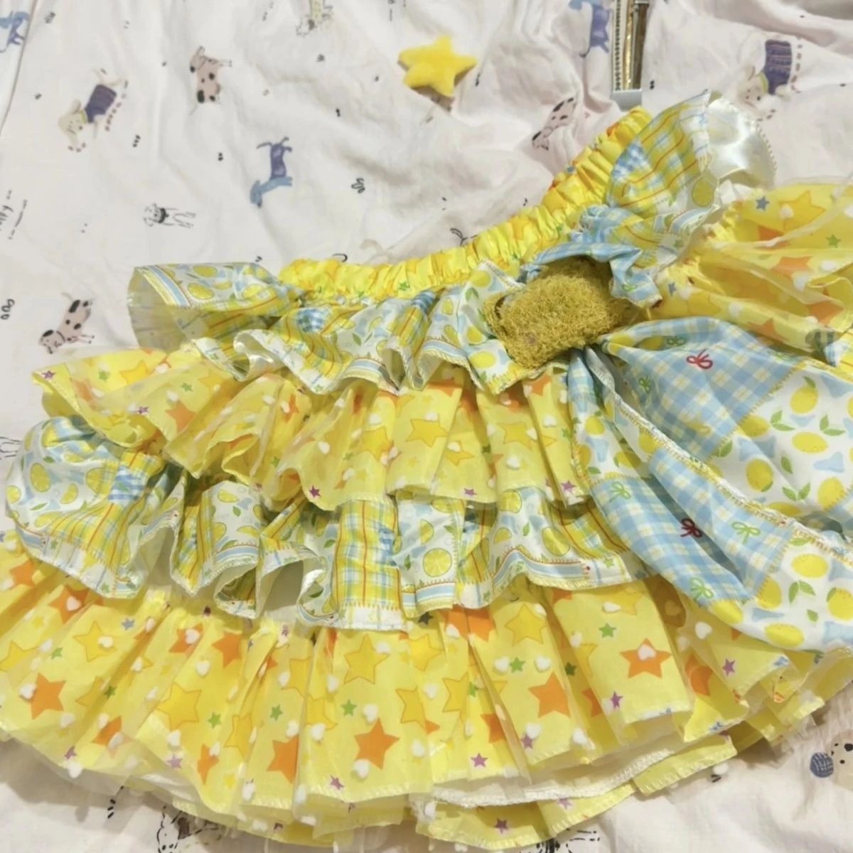 Sweet Kawaii Lolita Skirt Women Japanese High Waist Ruffles A-Line Mini Cake Skirt Y2K Vintage Casual Party Skirts