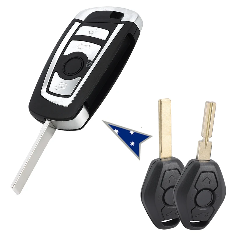 KEYECU AU 315MHz ID46 Chip CAS2 System for BMW 1 3 5 7 Series E46 E39 E60 E38 E83 X3 X5 Z3 Z4 Z8 1994-2006 Remote Car Key Fob