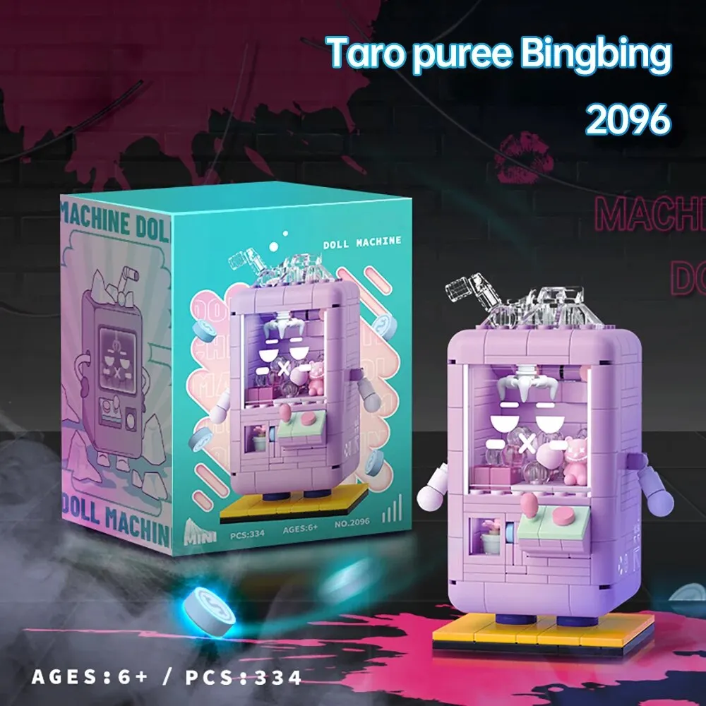 342 pz Taro purea Bingbing parco divertimenti artiglio Mini mattoni blocchi di costruzione Set con accessori per adulti e adolescenti con scatola