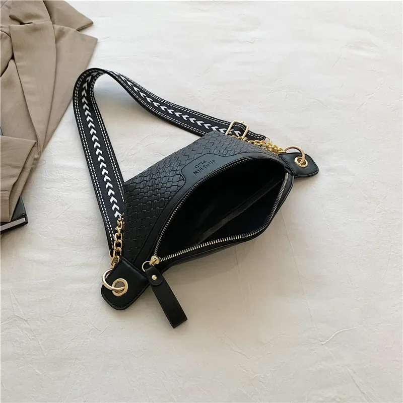 Small Crossbody Bag For Women Quality Pu Leather Waist Bag Fashion Fanny Pack Female Designer Handbag And Purse Banana Belt Bag