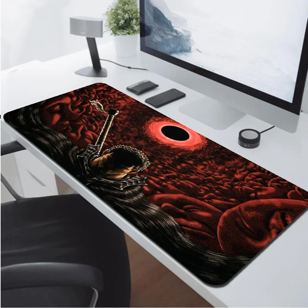 Berserk Mouse Pad Xxl Ped Anime Wireless Gamer Keyboard Mause Rubber Large Gaming Mat Mousepad Accessories Pc Desk Girl Cabinet