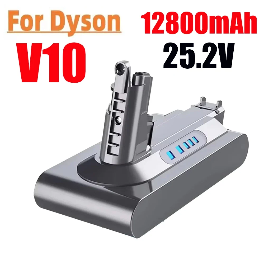 

for Dyson V10 cordless vacuum cleaner, V10 animal absolute fluffy rechargeable battery, 25.2V 12800mAh large capacity battery,