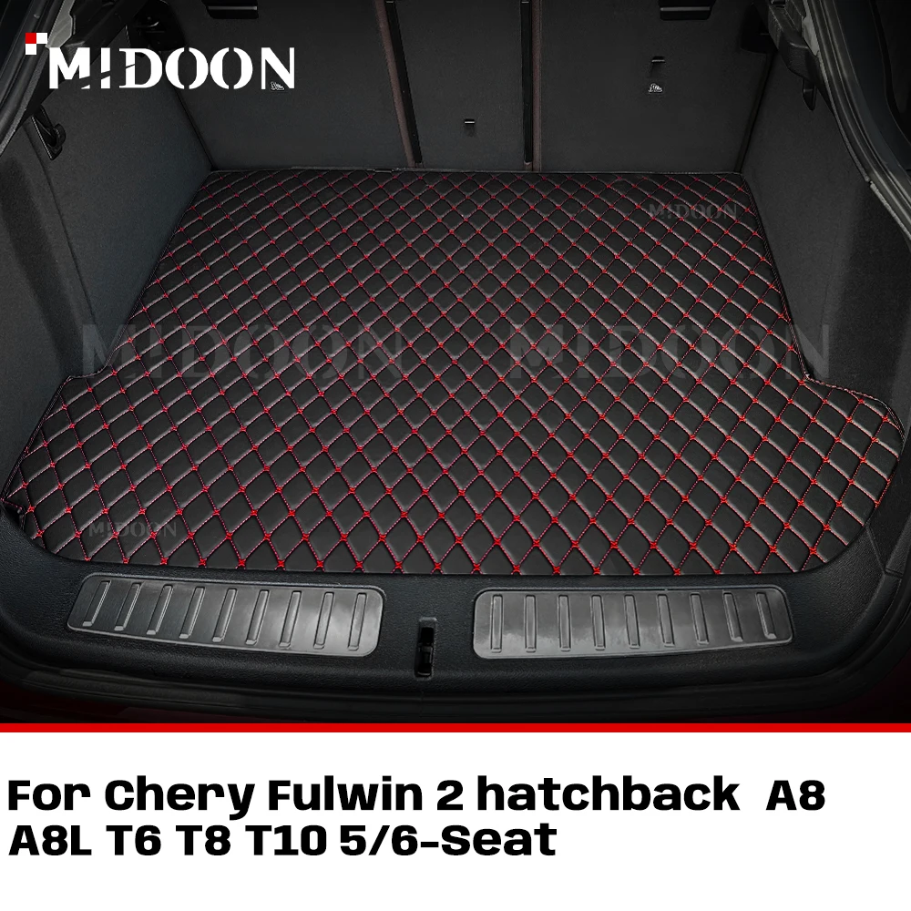 

For Chery Fulwin 2 hatchback 、A8 A8L T6 T8、T10 5/6-Seat Custom Car Trunk Mat Cargo Liner Auto Interior Accessories